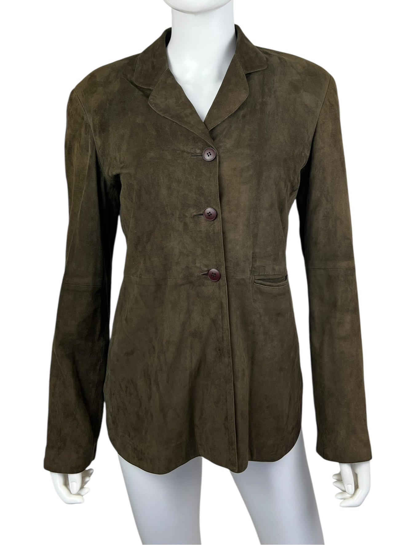 Emporio Armani suede jacket | Brown, Brown