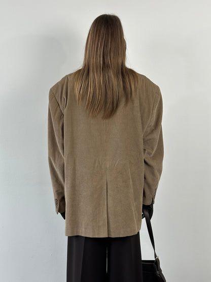 Ralph Lauren Lauren 2000s Corduroy Single Breasted Blazer - 52R/3XL