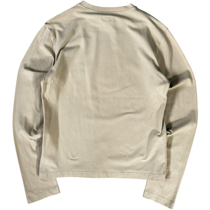 Armani Jeans 00’s Women’s Longsleeve Top Size 12/14 | 12/14, Beige