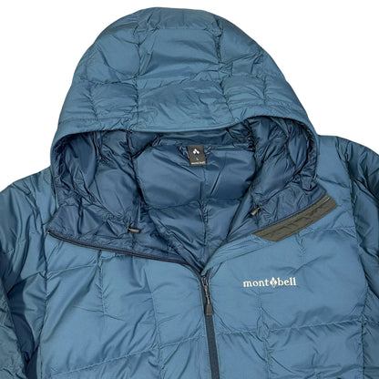 Montbell Puffer Jacket In Blue - Neige Down Parka ( L )