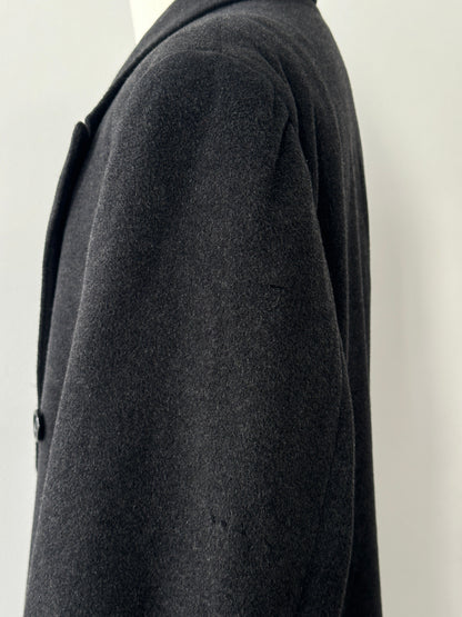 Vintage 1990s Wool Cashmere Double Breasted Coat - XL