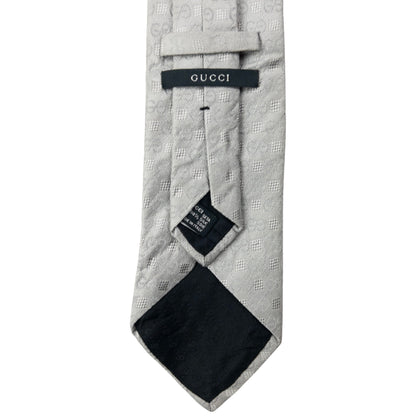 Vintage Gucci Monogram Silk Tie