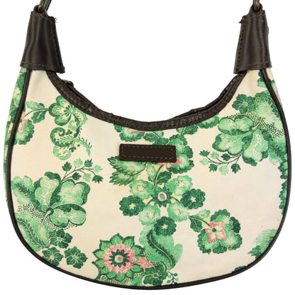 Vintage 2000s Burberry Floral Shoulder Bag | O/S, Green