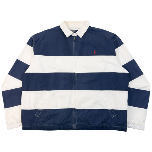Vintage 90s Polo Ralph Lauren Striped Jacket Size XL | XL, Multicoloured
