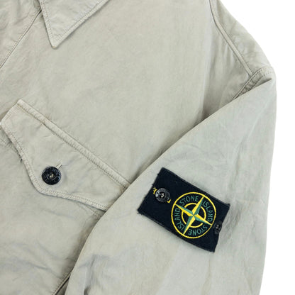 Vintage 2000s Stone Island Button Up Jacket Size M | Medium, Grey