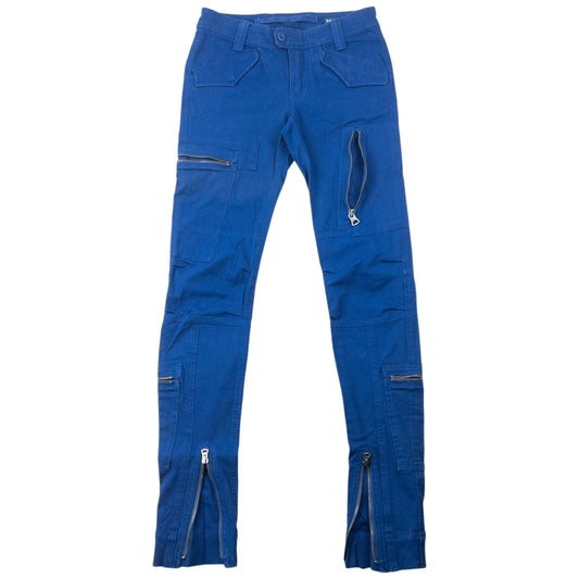 Vintage 2000s Ralph Lauren Multi Zip Trousers Womens Size W28 | W28, Blue