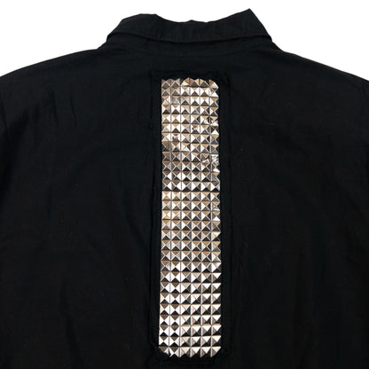 Vintage Comme Des Garçons HOMME Long Sleeve Button Up Shirt Size S | Medium, Black