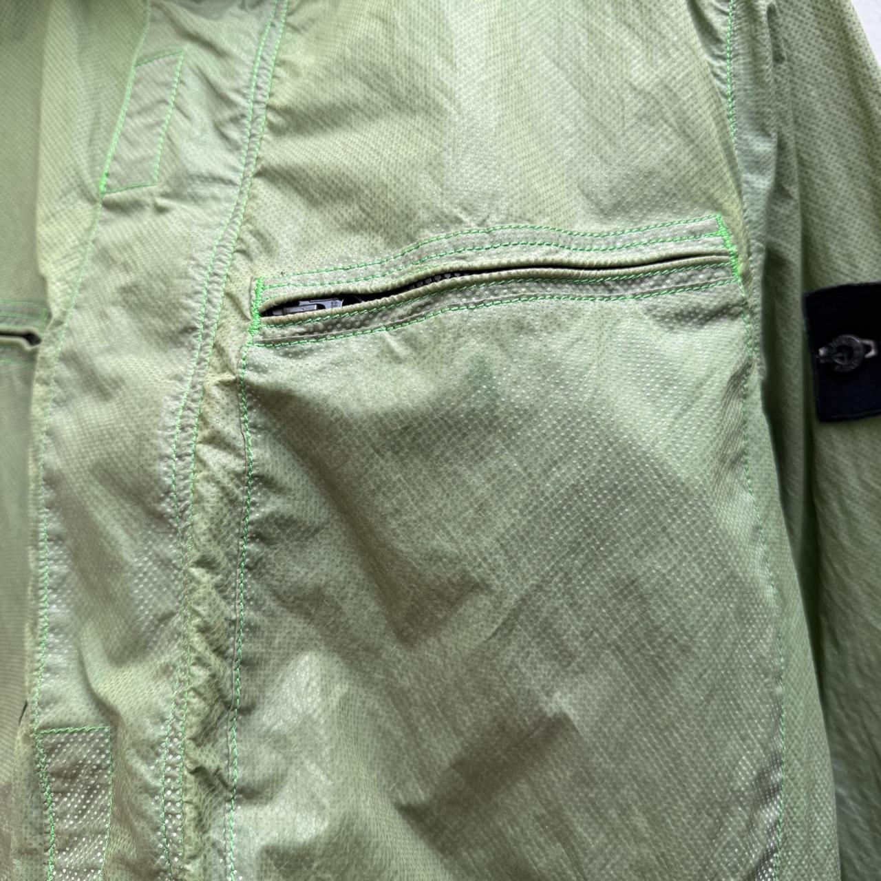 Stone Island Pixel Reflective Jacket Green (L) | Large, Green