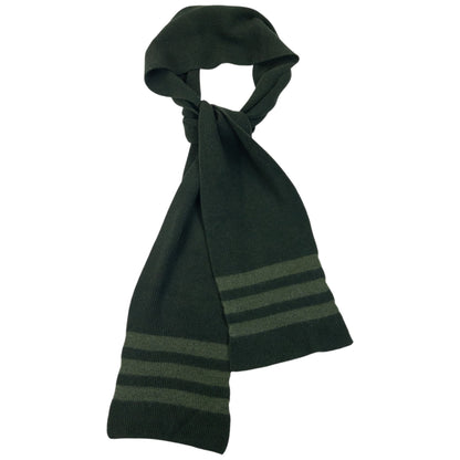Vintage 90s Yohji Yamamoto A.A.R Long Wool Knit Scarf | O/S, Green