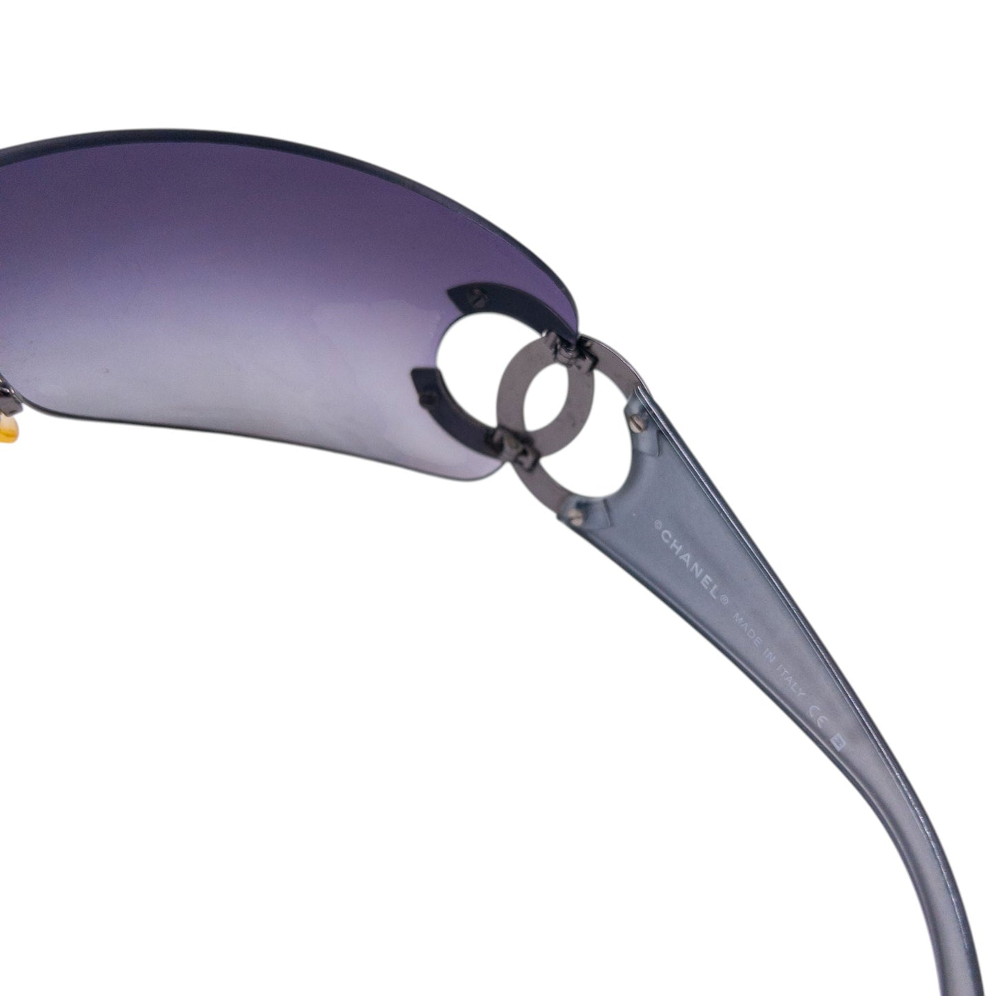 Vintage 2000s Chanel Rimless Sunglasses | O/S, Black