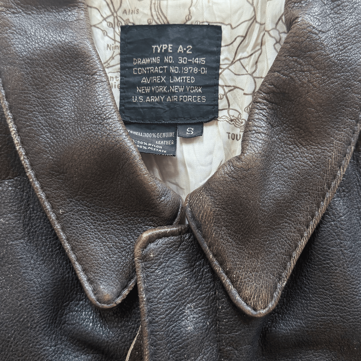 Avirex 1987 'Glen Miller's AAF Band' A2 Leather Flight Jacket - S / M | S / M, Red