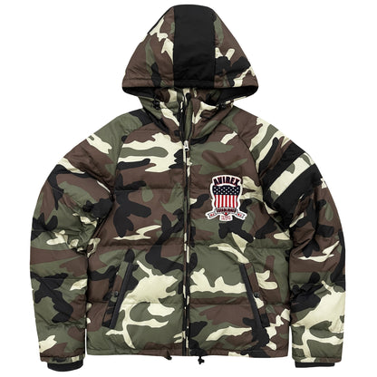 Avirex USA Camo Down Puffer Jacket - M