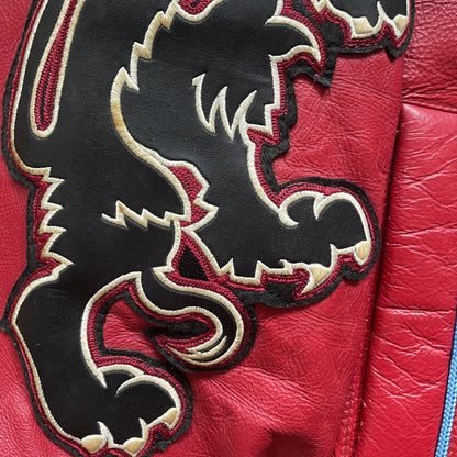 Avirex New York Lions Leather Varsity Jacket - L