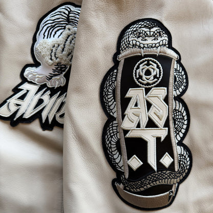 Avirex 'Speed Tigers' Leather Varsity Jacket - XL