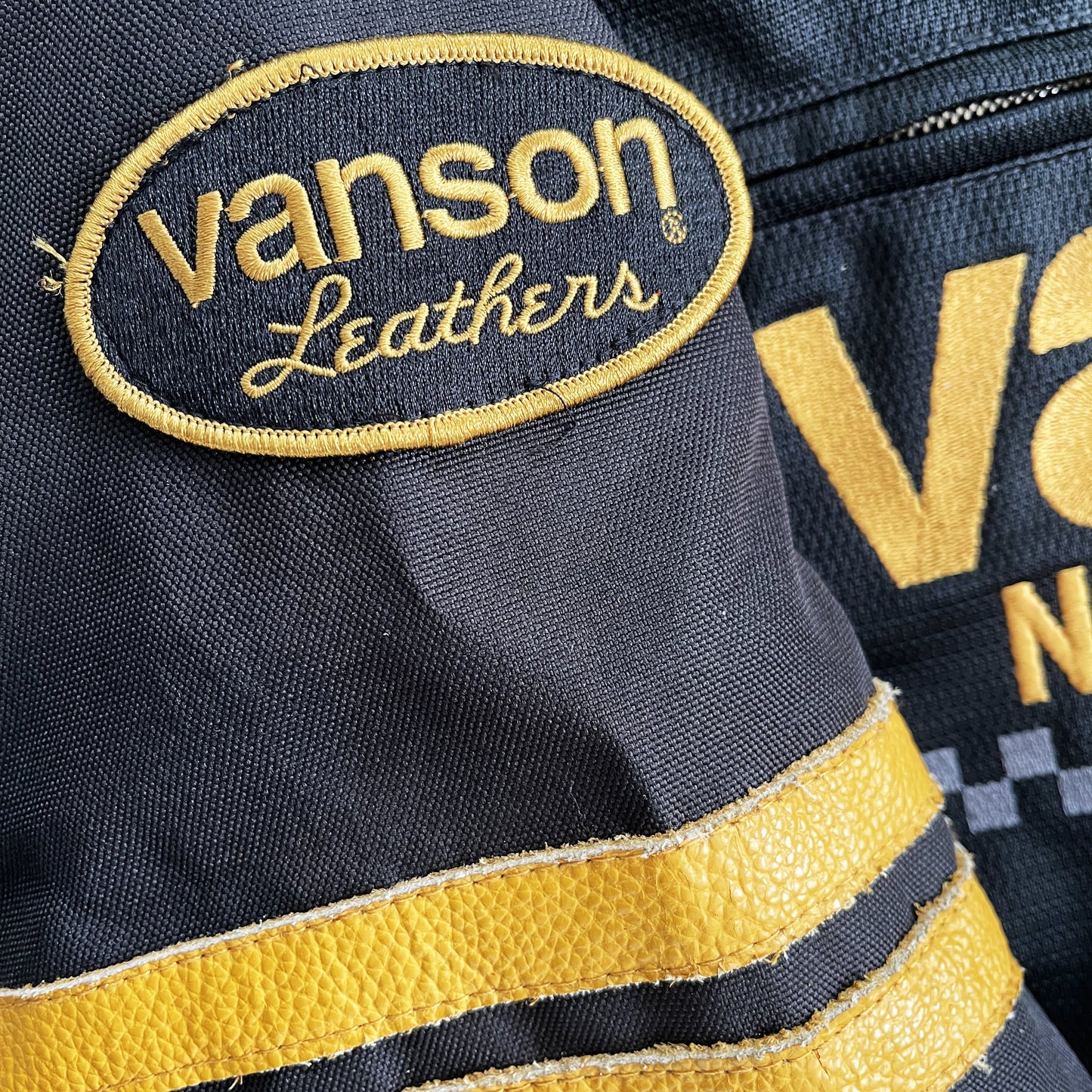 Vanson Leathers Motorcycle Mesh Racer Jacket - XL