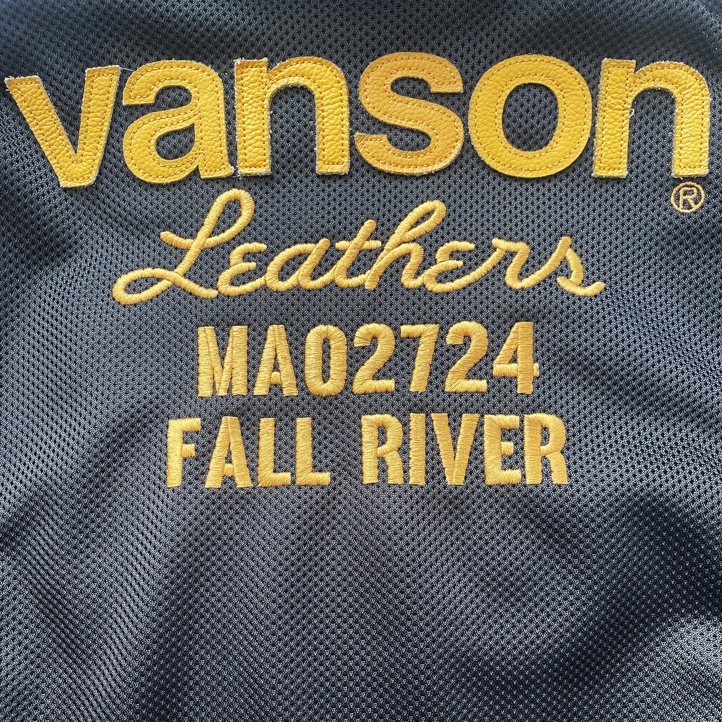 Vanson Leathers Motorcycle Mesh Racer Jacket - L