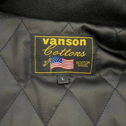 Vanson Leathers Wool Motorcycle Jacket - L