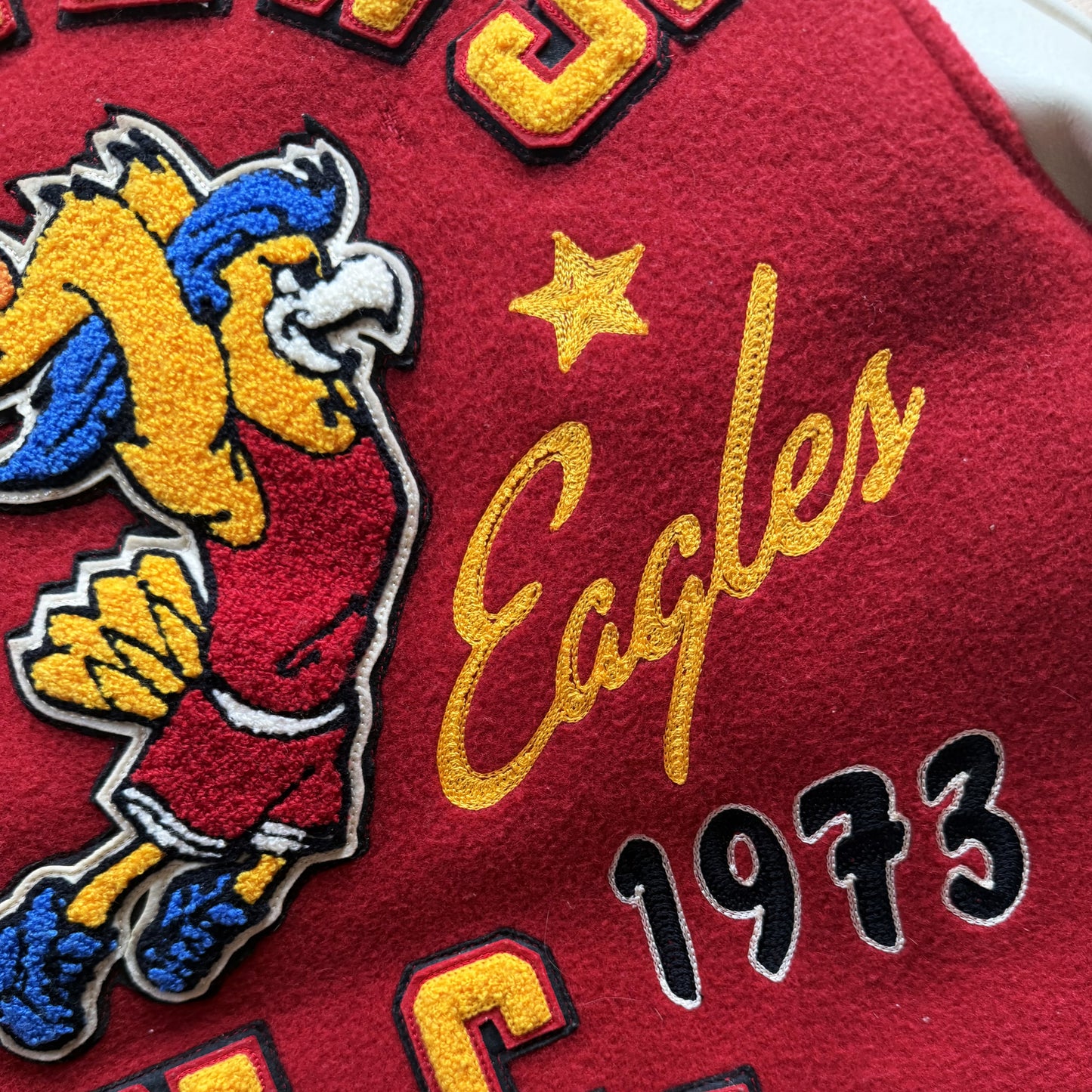 Whitesville 'Golden Eagles' Varsity Jacket - M