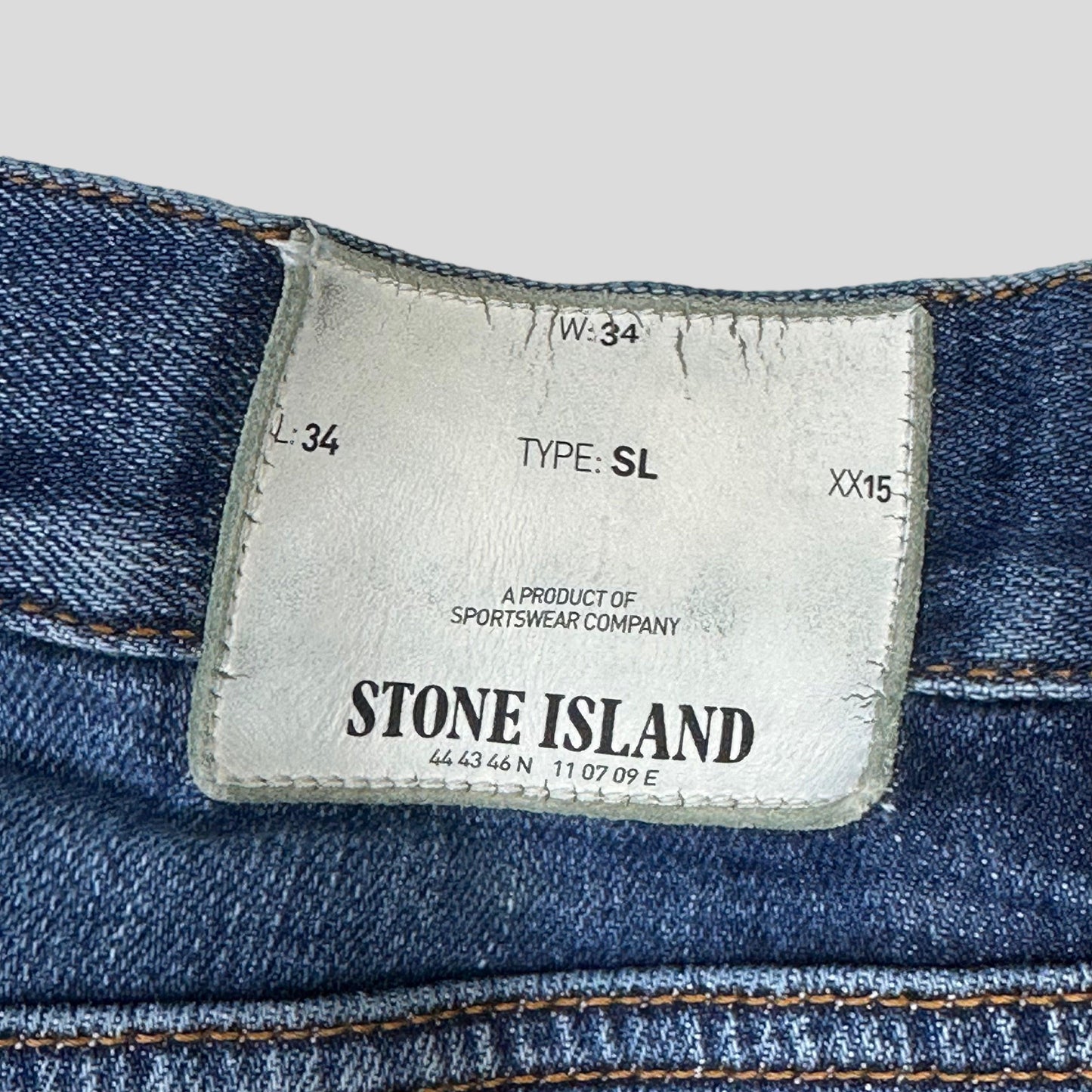 Stone Island Mid Wash Denim Jeans - 32-34 - Known Source