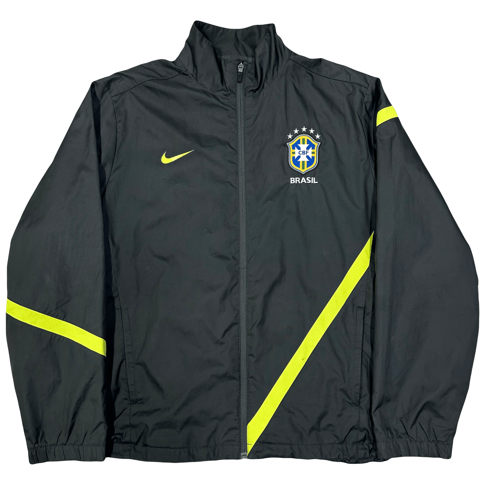 Nike Brazil 2012/13 Tracksuit Top In Black ( XL ) - Known Source