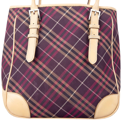 Vintage 2000s Burberry Blue Label Nova Check Shoulder Bag | O/S, Multicoloured
