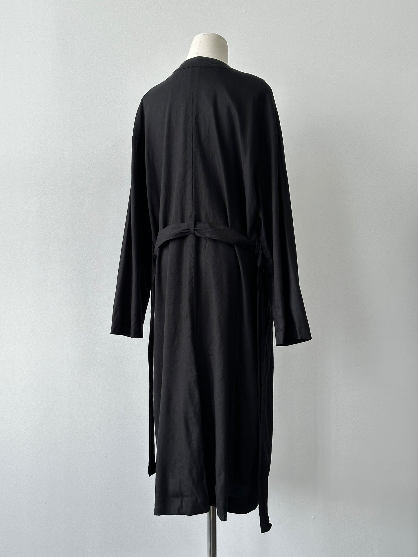 DKNY Linen Minimal Belted Trench Coat - M-L