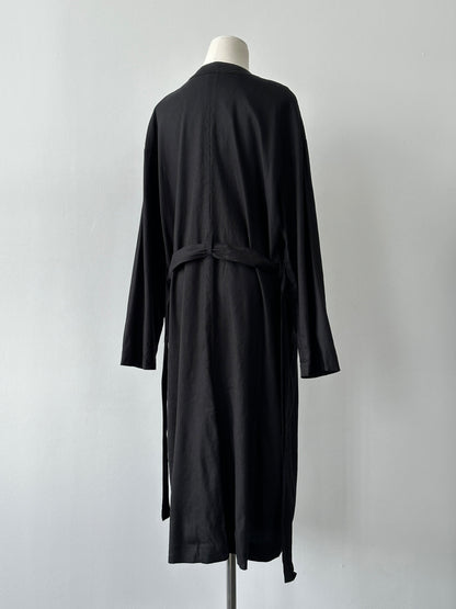 DKNY Linen Minimal Belted Trench Coat - M-L