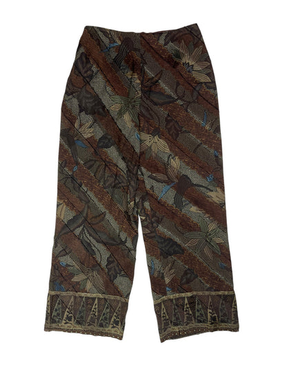 Kenzo vintage silk summer trousers