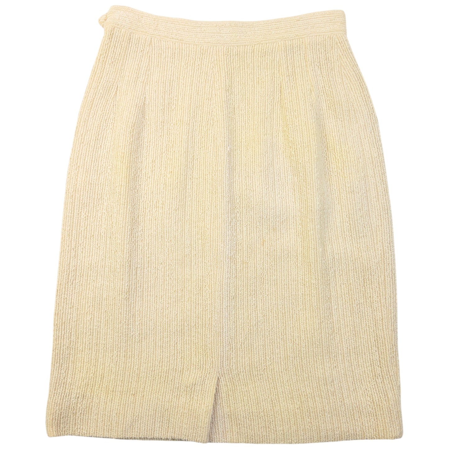 Vintage 90s Gucci By Ribbed Skirt Womens Size W24 | W24, Cream