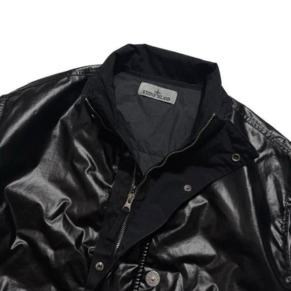 Stone Island Mussola Gommata-TC Jacket | Medium, Black