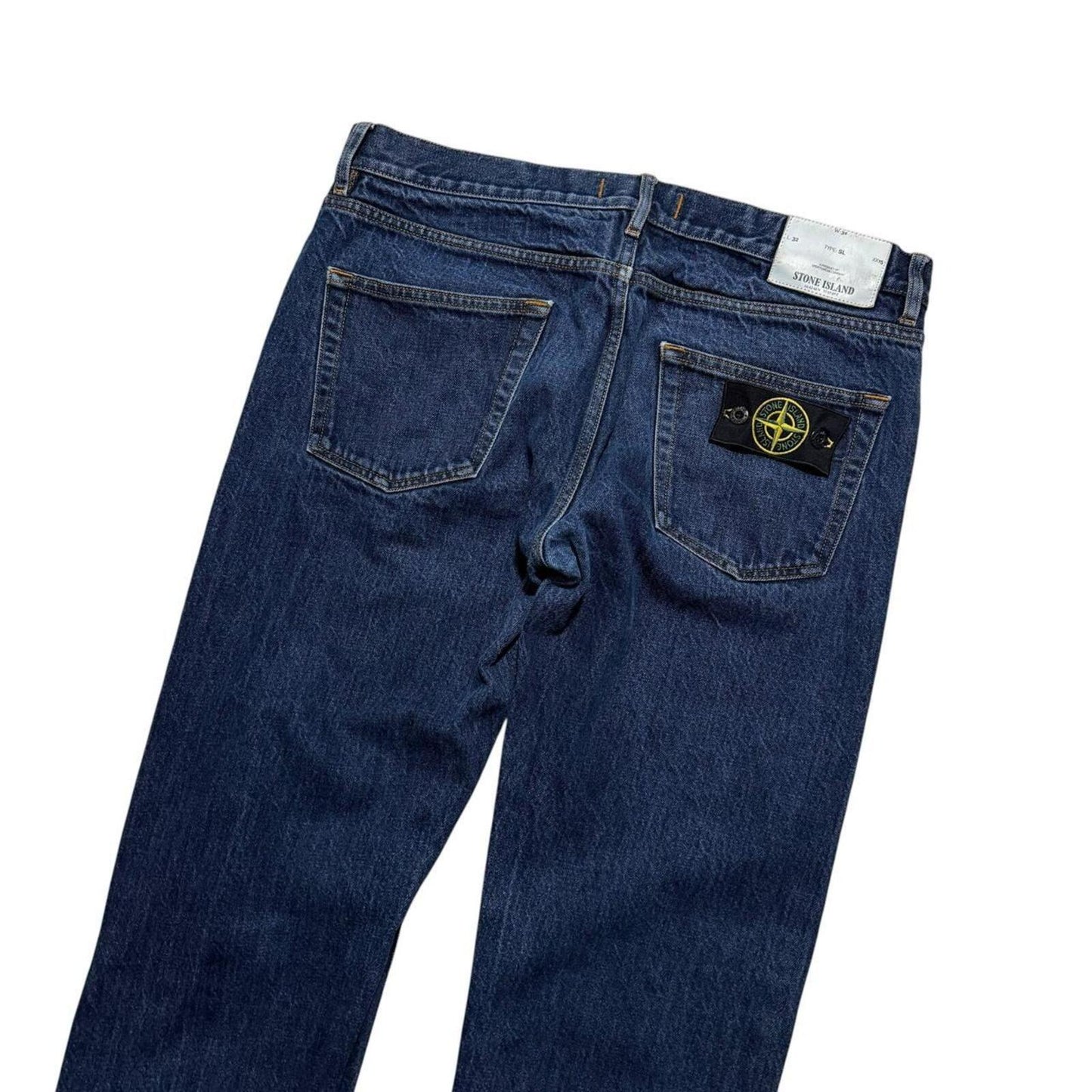 Stone Island Denim Jeans | W34, Dark Blue