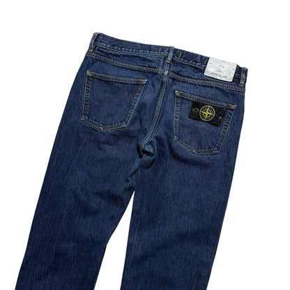 Stone Island Denim Jeans | W34, Dark Blue