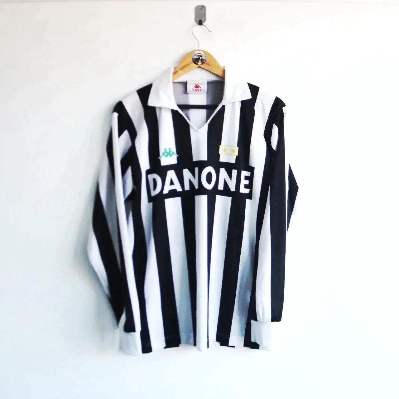 Rare JUVENTUS 1992/93 DANONE Vintage KAPPA Home Shirt (L)  (L)