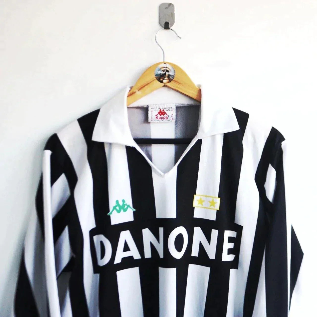 Rare JUVENTUS 1992/93 DANONE Vintage KAPPA Home Shirt (L)  (L)