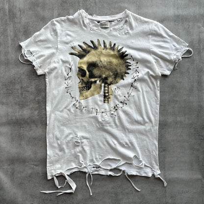 DIESEL DISTRESSED TOP | O/S, Red