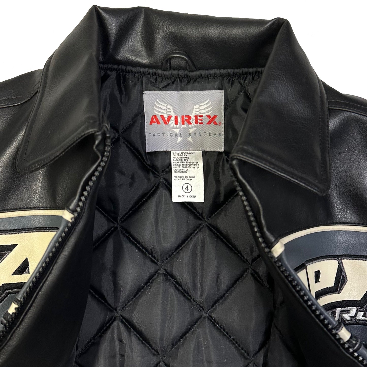 ARCHIVE Avirex Nitro Run Baby Leather Jacket ( 4 Years )