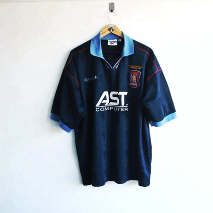 ⚽️⚽️VINTAGE ASTON VILLA AWAY SHIRT 1996 League Cup final Shirt (XXL)⚽️⚽️  (L)  (L)