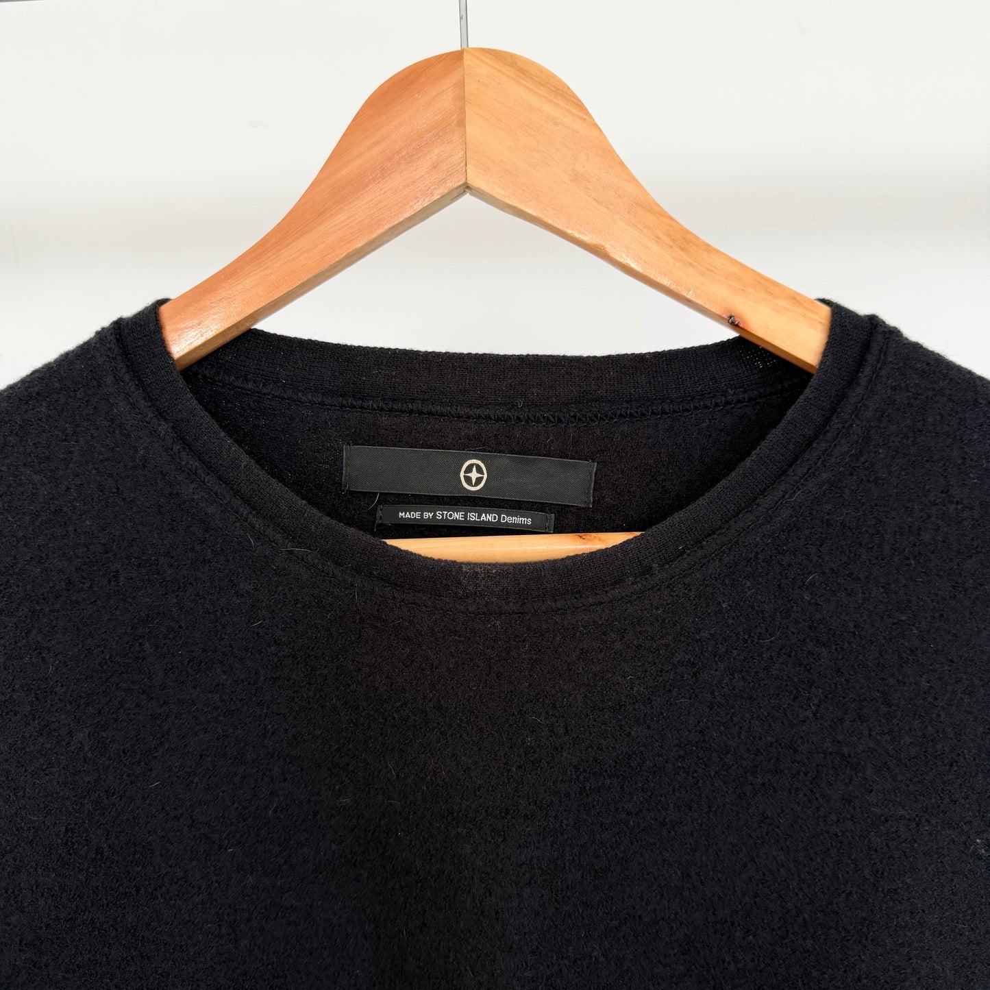 aw2006 stone island denims wool knit jumper | O/S, Multicoloured