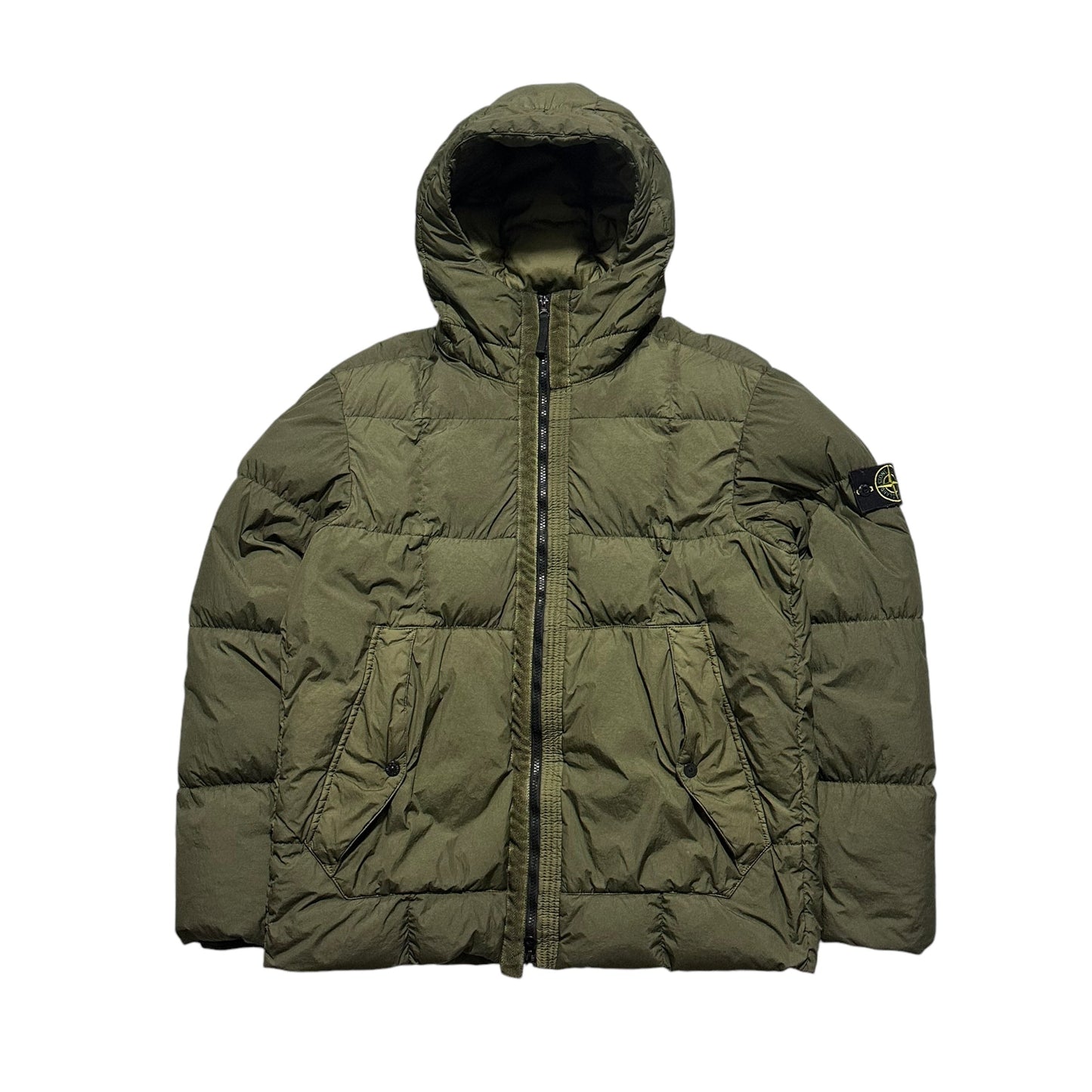 Stone Island Garment Dyed Crinkle Reps NY Down Puffer Jacket