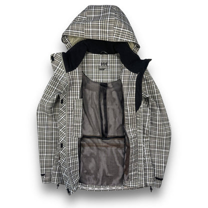Helly Hansen Plaid Tech Jacket (XS) | Default Title, Black, White, Beige
