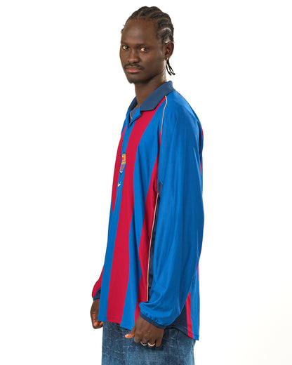 2001-02 Barcelona Nike Player Issue Long Sleeve Home Shirt (XL)