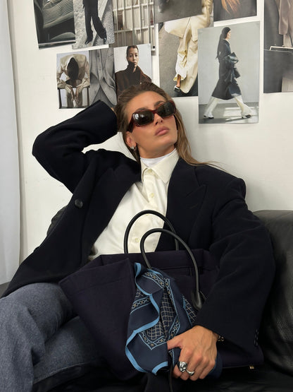 Yves Saint Laurent Pour Homme 2000s Cotton Short Sleeve Logo Shirt - L/XL