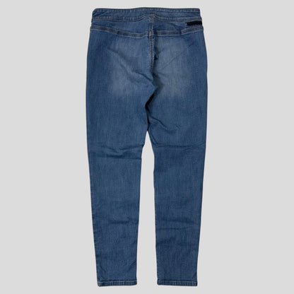Prada Milano 2018 Logo Tab Lyocell Stretchy Skinny Jeans - 27-29 | Default Title, Black