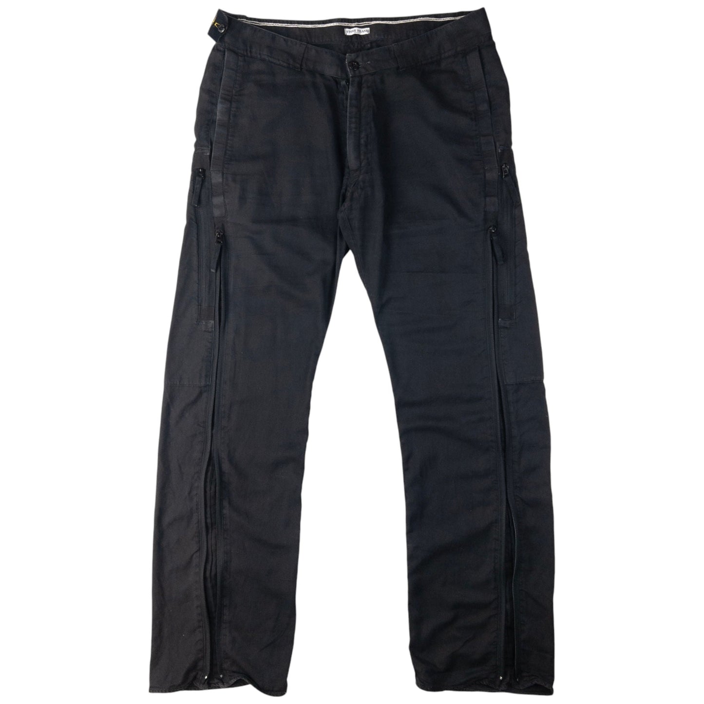 Vintage Stone Island Full Zip Lightweight Trousers Size W35