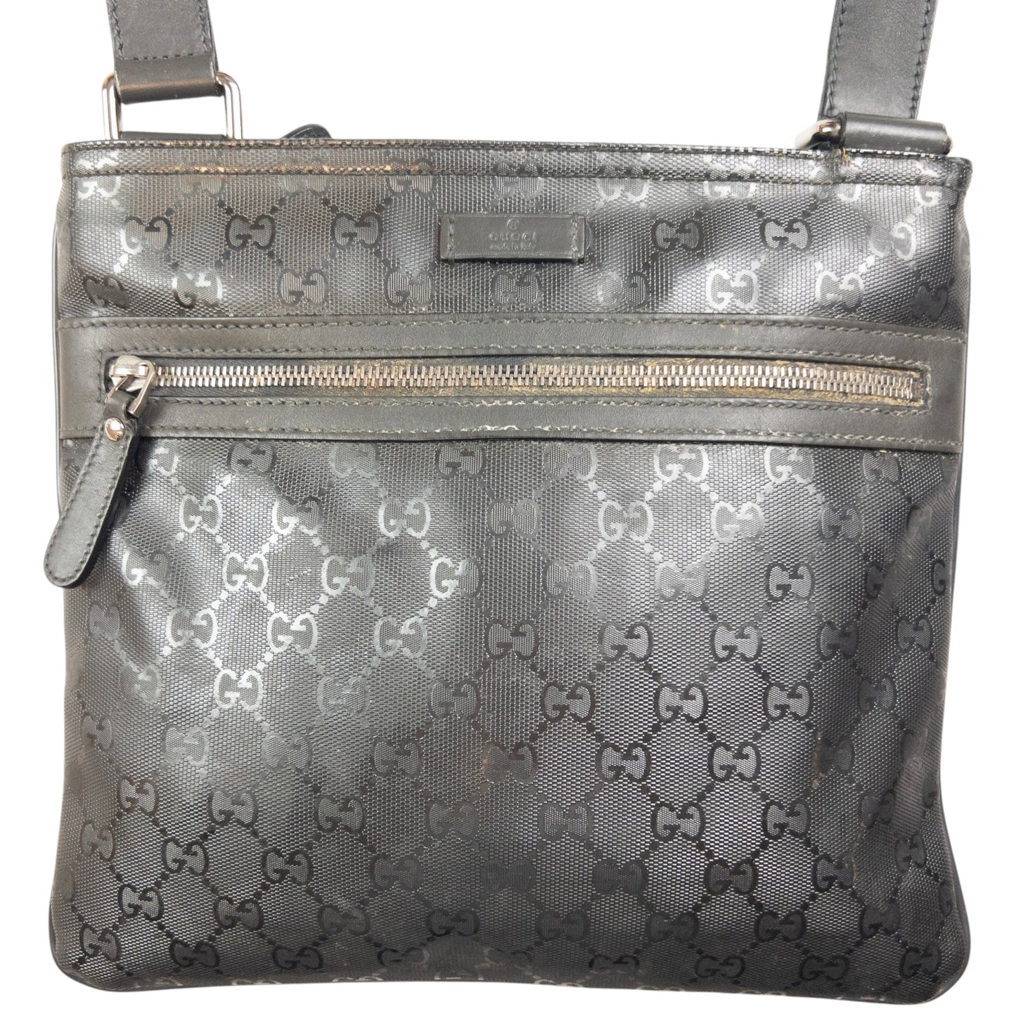 Vintage Gucci Monogram Crossbody Bag