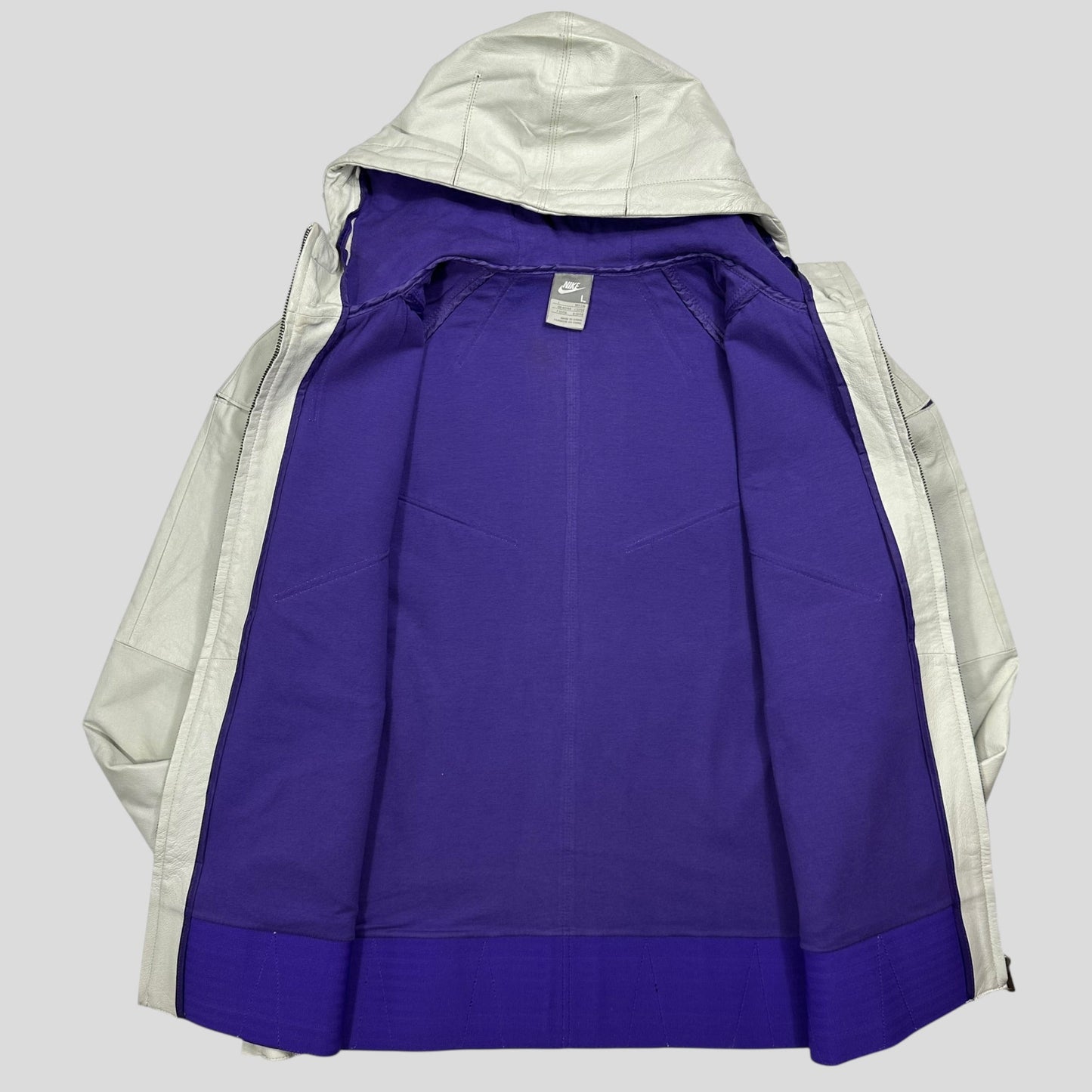 Nike 2007 Tony Spackman Articulated Slice Leather Jacket - L | Default Title, Purple