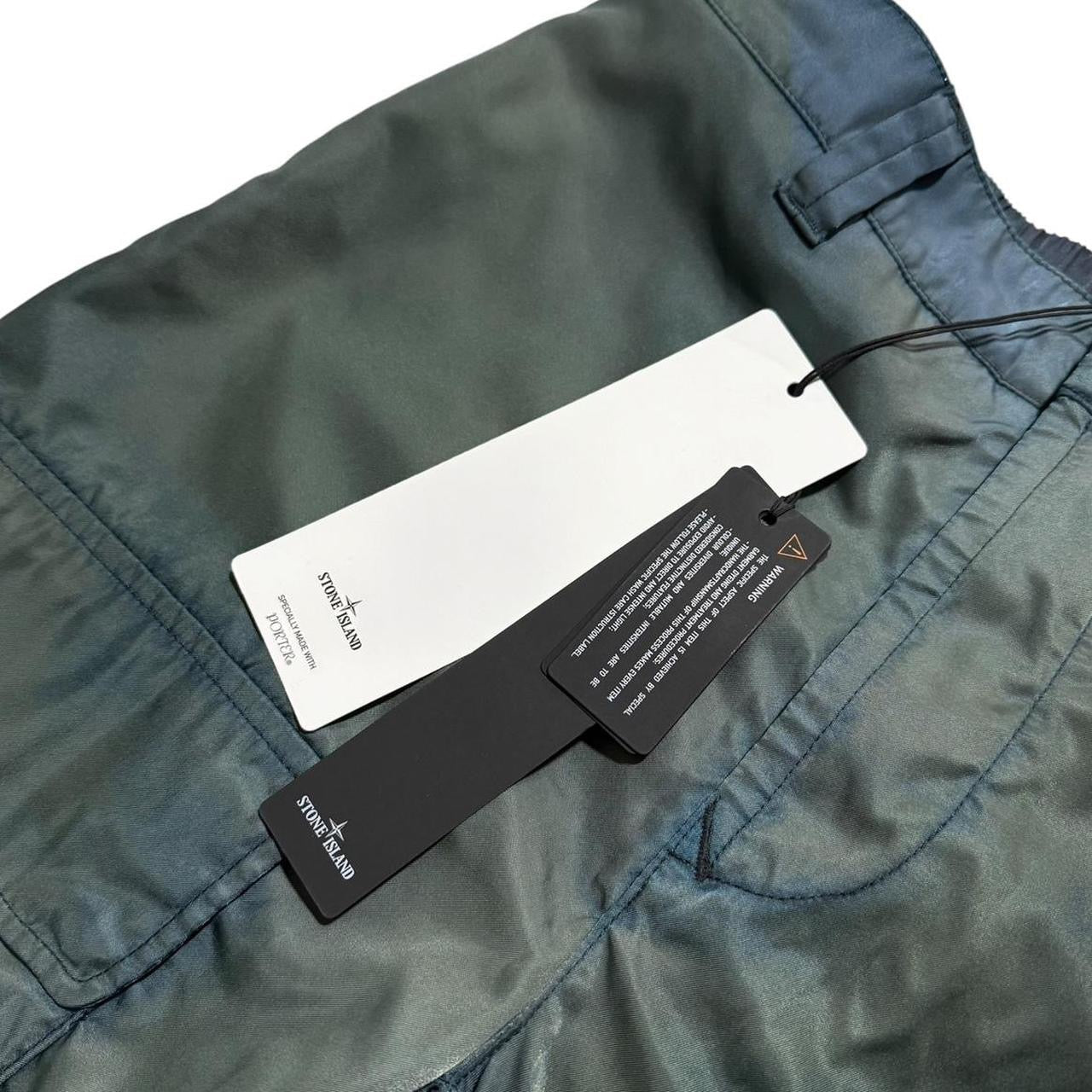 Stone Island Porter Cargo Trousers | W28, Olive Green