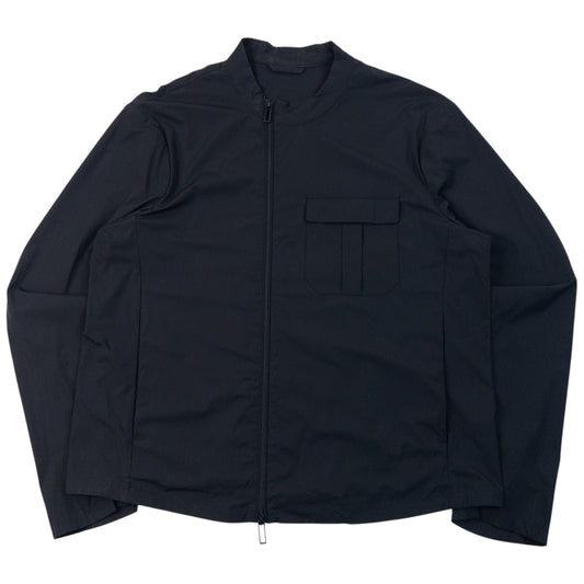 Vintage Emporio Armani Super Stretch Nylon Jacket Size L | Large, Black