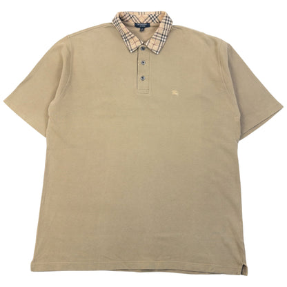 Vintage 2000s Burberry Nova Check Collar Polo Shirt Size L | Large, Multicoloured