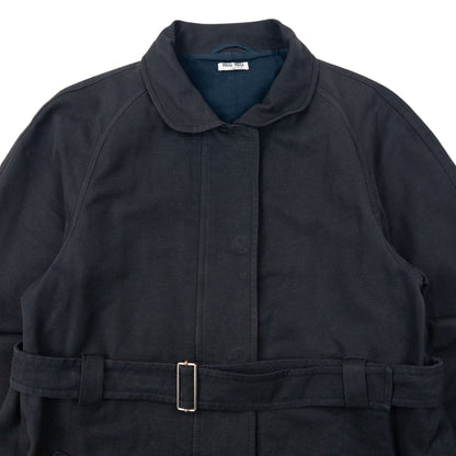 Vintage Miu Miu Belt Waist Longline Jacket Womens Size M